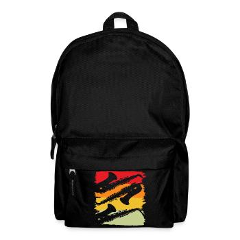 Saxophone Saxophonist Musical Instrument - Backpack - black - Front
