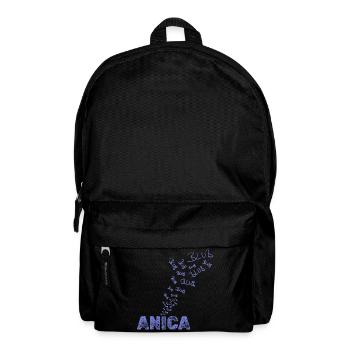 Anica als Segeln - Rucksack - Schwarz - Vorne