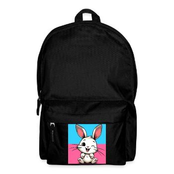 Kaninchen - Rucksack - Schwarz - Vorne