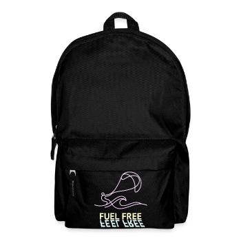 Sans carburant de cerf-volant, t-shirt, sweat à capuche, casquette, tasse - Sac à dos - noir - Devant