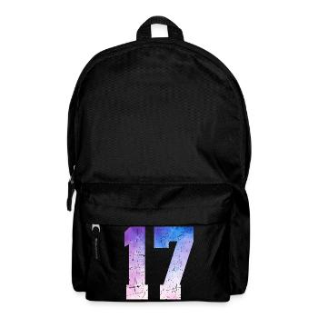 Ausgabe 17 – 17. Jubiläumsgeschenk - Rucksack - Schwarz - Vorne