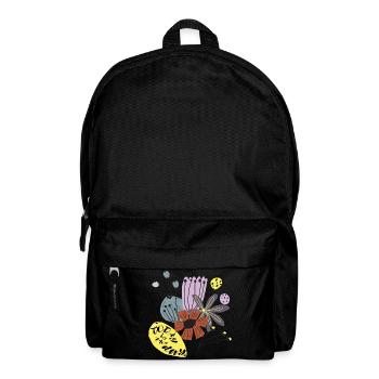 Heute ist der Tag  - Rucksack - Schwarz - Vorne