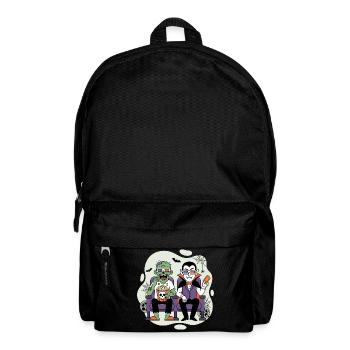 Vampir und Zombie Kinoabend - Rucksack - Schwarz - Vorne