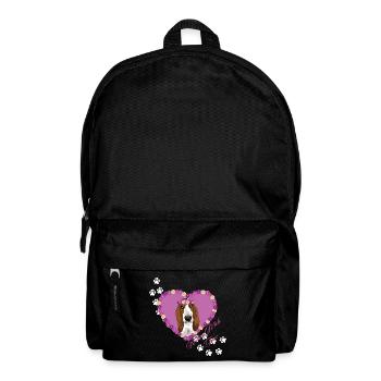 Resting B!tch Face Basset Hound - Backpack - black - Front