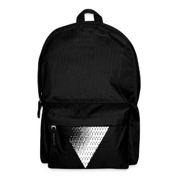 Geometric Dotted Triangle Fade - Backpack - black - Front