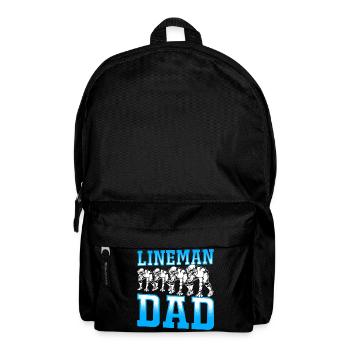 American Football Lineman - Backpack - black - Front