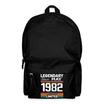 Mai 1982 Vintage Mai 1982 Retro Mai 1982 - Rucksack - Schwarz - Vorne