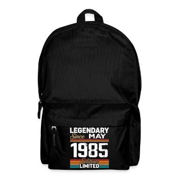Mai 1985 Vintage Mai 1985 Retro Mai 1985 - Sac à dos - noir - Devant