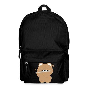 Bear Flute Serenade - Backpack - black - Front