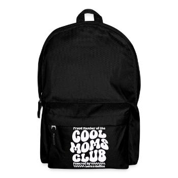 Mama Geschenk Muttertag - Cool Moms Club - Rucksack - Schwarz - Vorne