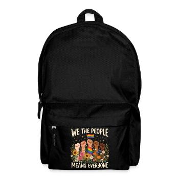 Pride Month LGBTQ - We The People Means Everyone - Backpack - black - Front