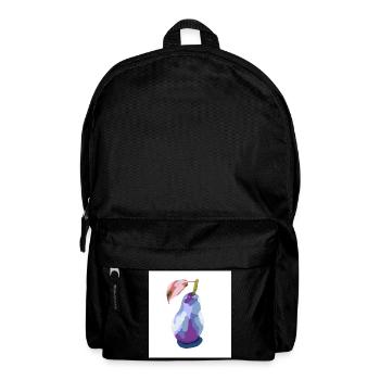 Pear in Pastels Abstract - Backpack - black - Front
