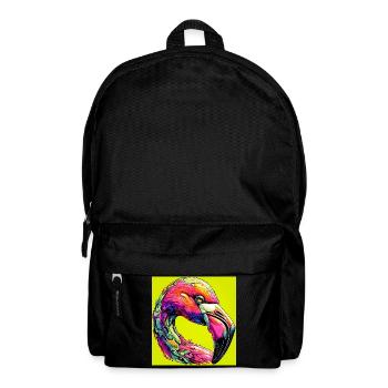 Flamant - Sac à dos - noir - Devant