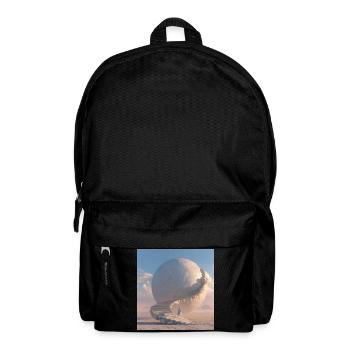 Spiral staircase to the moon sphere - Backpack - black - Front