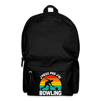 Je Ne Peux Pas J'ai Bowling - Backpack - black - Front