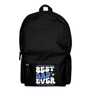Meilleur cadeau de fête des pères papa papa - Sac à dos - noir - Devant