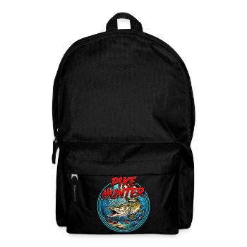 Motif de la pêche au brochet - Sac à dos - noir - Devant