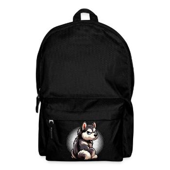 Husky Huskys Huskybesitzer Huskyhalter Huskyfan  - Rucksack - Schwarz - Vorne