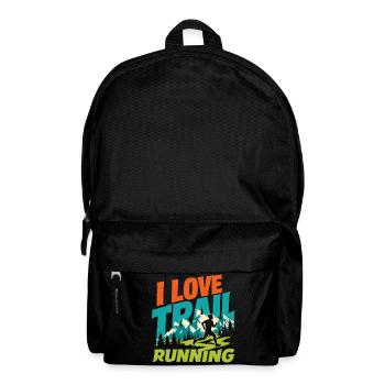 I Love Trail Running - Backpack - black - Front