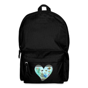 Aquariophile d’aquarium Fish Tank-Love Aquaristics - Sac à dos - noir - Devant