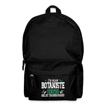 Botaniste Botanique Homme Cadeau Jardinier Jardin - Sac à dos - noir - Devant
