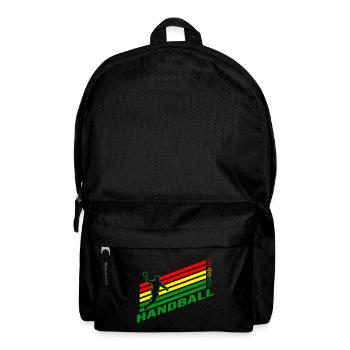 Handball Handballfan Sprungwurf Handballer - Rucksack - Schwarz - Vorne