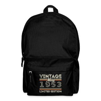Mai 1953 Geburtstag 1953, Legendär seit Mai 1953 - Rucksack - Schwarz - Vorne