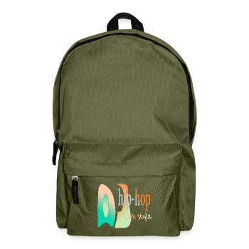 Dj Hip Hop - Sac à dos - vert olive - Devant