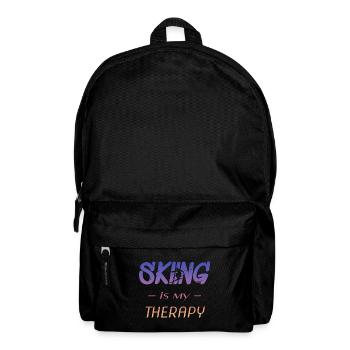 skifahren skiing - Rucksack - Schwarz - Vorne