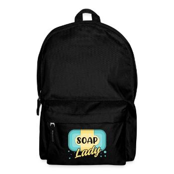 Homemade Soap House-Wife Hobby Crafting - Backpack - black - Front
