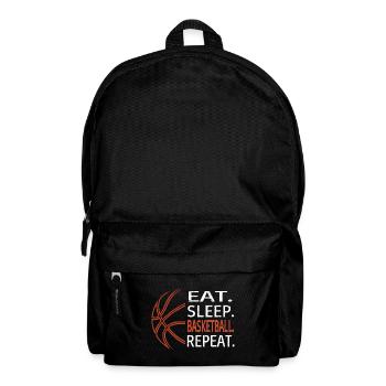 Eat Sleep Basketball Repeat Basketball Player - Backpack - black - Front