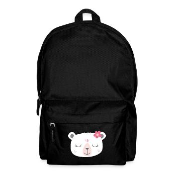 Bear girl - Backpack - black - Front