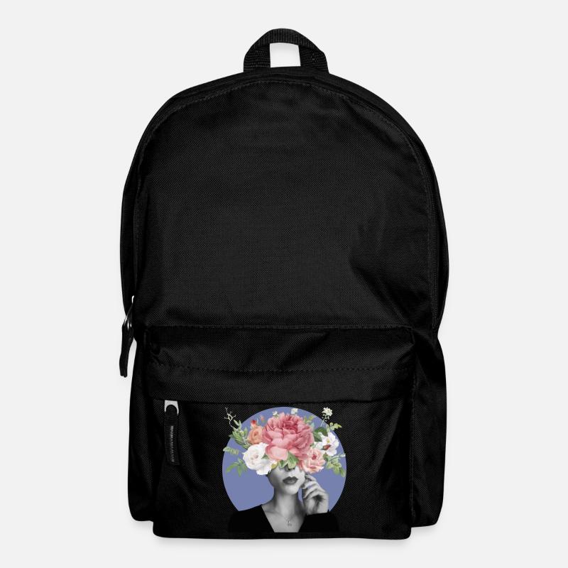 Flowery Head - Sac à dos - noir