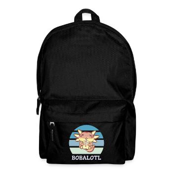 Boba Bubble Tea Axolotl Bobalotl - Sac à dos - noir - Devant