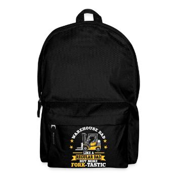 Gabelstaplerfahrer Geschenke Gabelstabler Logistik - Rucksack - Schwarz - Vorne