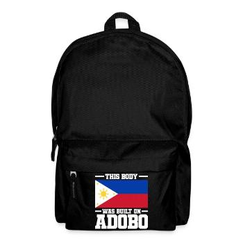 Philippinen Flagge | Filipino Land Asien Geschenke - Rucksack - Schwarz - Vorne