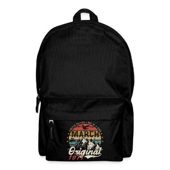 Génial Depuis Mars 1971 | Anniversaire Mars 1971 - Sac à dos - noir - Devant