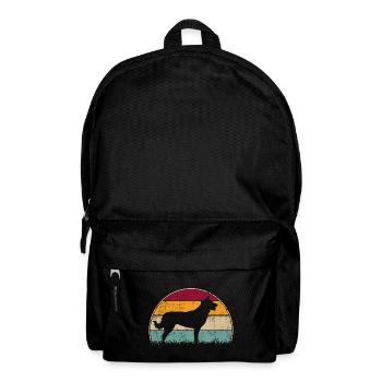 Germanic Karelian Bear Dog Vintage Retro - Backpack - black - Front