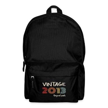 Original 2013 Vintage | Geburtstagsgeschenk 2013 - Rucksack - Schwarz - Vorne