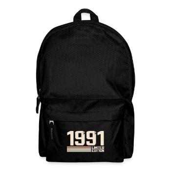 1991 Jahrgang 1991 Geburtstag 1991 Retro 1991 - Rucksack - Schwarz - Vorne