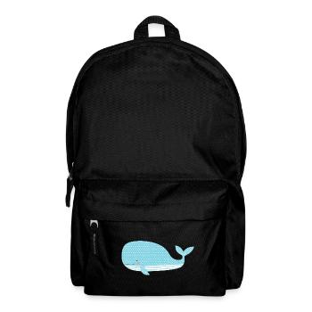 Niedlicher Wal - Rucksack - Schwarz - Vorne