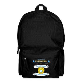 scaphandrier légende idée cadeau et tshirt - Sac à dos - noir - Devant