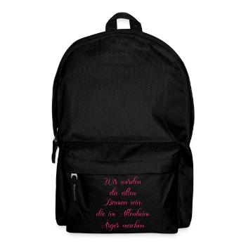 Die Alten Damen Die Im Altenheim Ärger Machen Fun - Rucksack - Schwarz - Vorne