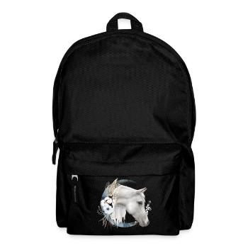 Horse motif Boho - Backpack - black - Front