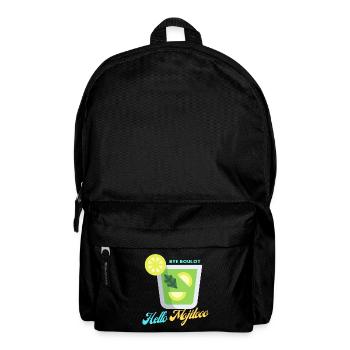 Hallo mojito - Rucksack - Schwarz - Vorne