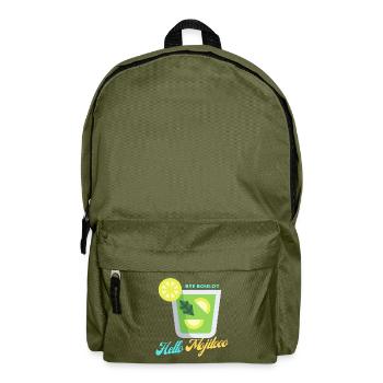 Hello mojito - Backpack - olive green - Front