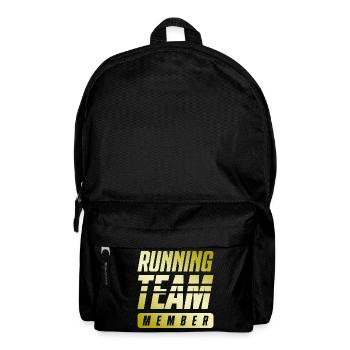 Running Team - Rucksack - Schwarz - Vorne