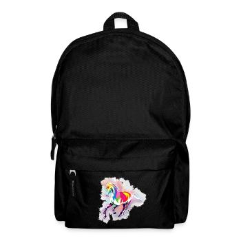 Für jeden, der Pferde mag und gern reitet. - Rucksack - Schwarz - Vorne