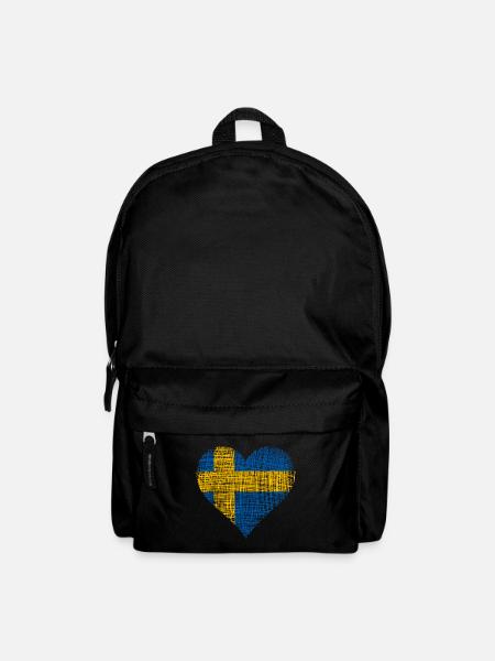 Schweden - Rucksack - Schwarz