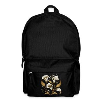 Lilien - Rucksack - Schwarz - Vorne